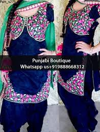 Black And Pink Punjabi Suit Combination Gorgeous Navy Blue Heavy Embroidered Punjabi Suit Product Code Pun S275 To Order This Dress Please Call Or What Punjabi Suits Designer Punjabi Suits Fashion