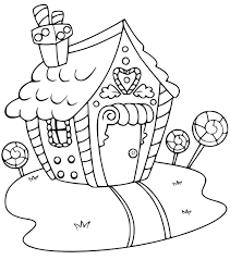 Print our free thanksgiving coloring pages to keep kids of all ages entertained this november. Free Printable Gingerbread House Coloring Pages For Kids