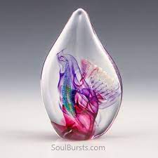 Soulbursts Remembrances Cremation Ashes Fused Into Glass Cremation Glass Art Cremation Glass Glass Art