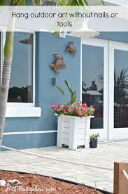 Learn the best way to drill into stucco to attach, hang something or mounting screw. How To Hang Outdoor Wall Decor Without Nails H2obungalow