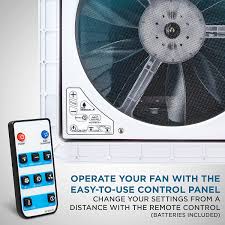 Find units that can quickly cool a large room with speed and efficiency. Buy Hike Crew 14 Rv Roof Vent Fan With Led Light 12v 6 Speed Motorhome Fan Remote Auto Temperature Intake Exhaust Rain Sensor Electric Open Close Includes Screws Garnish