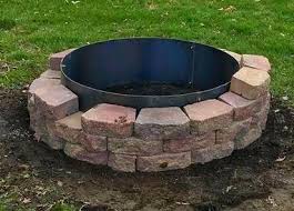 Round fire pit will fit right in with all of your backyard accessories. Mild Steel Fire Pit Ring Fire Pit Ring For Sale