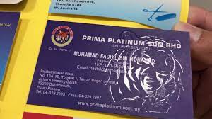 Welcome to the prima impian development sdn bhd website! Name Card Sopt Uv Youtube