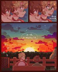 Tommy And Tubbo Watching A Sunset Dream Artwork My Dream Team Minecraft Fan Art Tubbo and tommy team confirmed for mcc10. my dream team minecraft fan art