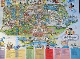 My Favorite Map Of All Time 1976 Walt Disneyworld Park Map Disney World Map Disney World Magic Kingdom Disney World Guide