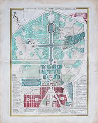 Collection by louise boisen schmidt. Old Plan Of The City Palace And Gardens Of Versailles Paul Bert Serpette