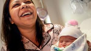 Baby's birth a New Year's Gift