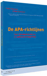 Coutinho Nl De Apa Richtlijnen 9789046907283 Uitgeverij Coutinho