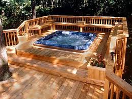 New England Spas Sunrooms Gallery Image Upper Deck Hot Tub Deck Sunken Hot Tub Hot Tub Deck Design