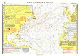 Pilot Chart Of The North Atlantic Ocean Map
