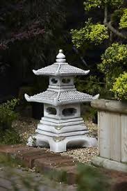 Two Tier Pagoda Garden Statue Ornament Japanese Koi Pagoda Garden Japanese Pagoda Japanese Stone Lanterns