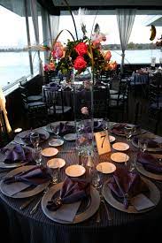 Don't add stress to your dinner plans, and keep the focus on the food, your family and friends, with these super easy table setting ideas. Another Fabulous Table Setting Classic Detroit Water Roostertail Beautiful Centerpieces Lighting Purple F Table Settings Centerpieces Wedding Flowers