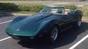 Image result for Blue Green 1973 Corvette