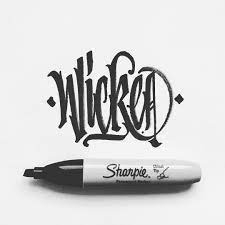 Most jail made tattoos are dark blue in color. Pin Em Fonts