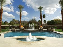 Beautiful Pool Waterfalls La S Luxury Pool Builder Allstatepools Com Allstate Pools Cus Swimming Pool Fountains Cool Swimming Pools Water Fountain Design