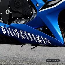 ⭐ motorbike decals these sticker kits faithfully reproduce graphic design of racing motorcycles in the most prestigious international contests. 1 Set Sticker Sponsor Road Race Superbike Racing Trail Motogp Gsx Ninja R25 R15 Nmax Adv Xmax Cbr Pcx Aerox Crf 1 Set Reflektif Motor Sisi Strip Helm Sepeda Stiker Mobil Styling