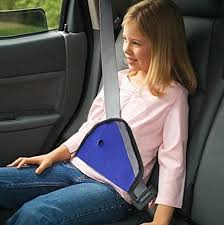 Seat Belt Adjuster Repositioning Pad Clip Safety Cover Strap For Kids Blue Repositions Seat Belt For A Secure Child Car Safety Seat Belt Clip Baby Car Safety