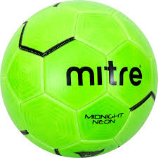 mitre midnight neon green soccer ball size 4 walmart com