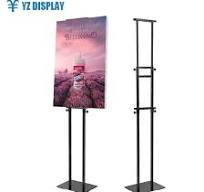 [Hot Item] Hot Selling Adjustable Poster Hanging Metal Frame Kt Board  Display Stand for Advertising
