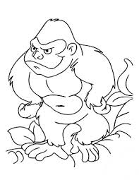 33 hochzeit malvorlagen und co fur kinder ideen malvorlagen ausmalbilder ausmalen 30 juegos de patio : Ausmalbild Gorilla Im Urwald Malvorlagen Tiere Malbuch Vorlagen Ausmalen