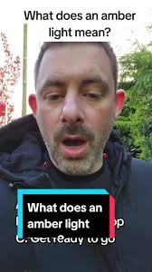 Understanding the Meaning of Amber Lights in Driving Theory