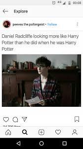 Other harry potter actors also spoke out against the author's social media posts, but daniel radcliffe is the star, and accepting the invitation to return as the world's most famous wizard. Daniel Radcliffe Looking More Like Harry Potter Than He Ever Did Being Harry Potter In A Harry Potter Film Ps I Have Not Seen Someone Post This Here So I Don T