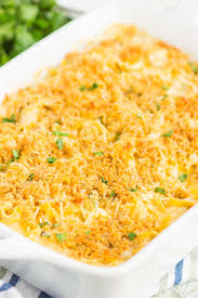 Remove from oven and let cool slightly before serving. Chicken And Noodle Casserole Pumpkin N Spice