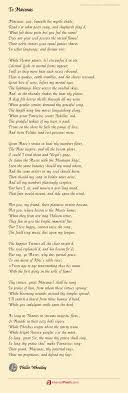 To Maecenas Poem By Phillis Wheatley