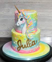 Bolo bem colorido do patati e patatá para comemorar os 2 anos da beatriz. Bolo De Unicornio 107 Bolos Decorados E Topos Lindos Para Sua Festa