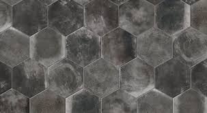 Miami Pitch Black 10 In Hex Porcelain Tile Porcelain Tile Tiles Exterior Shades