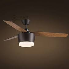 Vintage Industrial Wind Leaf Fan Lamp Living Room Dining Room Fan Light Lamp Ceiling Chandelier Fan Light Remote Contr Ceiling Fan Loft Ceiling Fan Fan Light