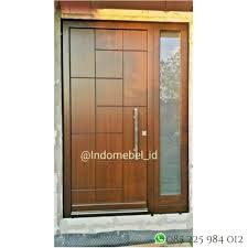 Berikut ini kami dekorrumah.net akan berbagi tips agar memudahkan anda memilih pintu yang sesaui dan pas untuk rumah minimalis anda. Pintu Depan Minimalis Kayu Jati Murah Indomebel Id