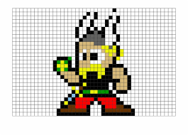 Home of the world's largest pixel art community. Pixel Art Asterix Facile Transparent Png Download 1113549 Vippng