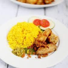 Nasi Kuning Indonesian Turmeric Rice Food Bloggers Central Nasi Kuning Recipe Asian Recipes