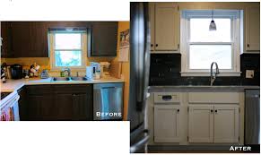 Funcycled Took The Original Cabinets And Customized Them Into Shaker Styled Doors And Painted Th Refacing Kitchen Cabinets Kitchen Cabinets Cost Of New Kitchen