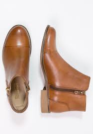 pier one ankle boot cognac zalando de boots black flat boots comfy shoes