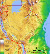 It includes country boundaries, major cities, major mountains in shaded relief, ocean depth in blue color gradient, along with many other features. Tanzania Embassy Site Geography