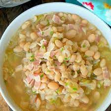 Pressure Cooker Bean Soup Instant Pot Soup Recipes Bean Soup Dried Navy Beans Recipe