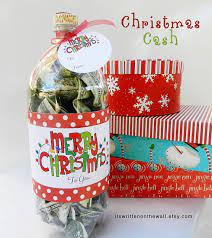 Add a sweet handmade tag that says, wishing you a holly jolly christmas! Creative Ways To Give Money As A Gift The Idea Room