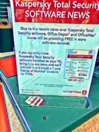 Cold War Special Office Depot Offers Free Kaspersky Removal Over Spy Concerns The Security Ledger