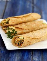 Paneer Veggie Wrap Recipe Paneer Vegetable Wrap Recipe Indian Food Recipes Vegetarian Recipes Wrap Recipes