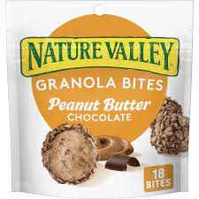 Nature Valley Granola Bites Peanut Butter Chocolate 18 Ct 5 3 Oz Walmart Com Walmart Com
