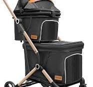Amazon.com: Double Dog Stroller for Small Dogs - 4 Wheels ...