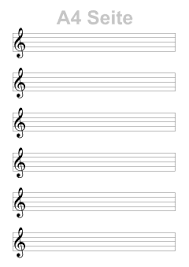 Spieltisch einer orgel mit vier manualen. Notenpapier Ausdrucken Notenlinien Pdf Vorlage
