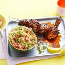 Essen Trinken Couscous Hahnchen Grillen Melonen