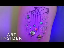 Their selection includes seven colors and an invisible ink that. Tattoos Glow In The Dark Youtube