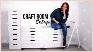 The best ikea craft room storage shelves & ideas. Craft Room Storage Ideas Setting Up My Furniture Moving Into My New Apartment Youtube