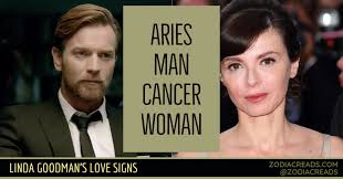 These two from the 12 zodiac signs, according to their element they signify, can experience an exciting ride together full of ups and downs. Aries Man And Cancer Woman Love Compatibility Linda Goodman