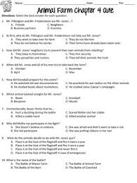 What is significant about how the animals arrange themselves as they gather to hear major? Animal Farm Chapter 4 Reading Quiz By The Daring English Teacher
