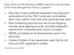 Most people enter the pest control industry by mere gaining any field experience before applying for pest control jobs. Introduction To Integrated Pest Management Ipm Requirements For